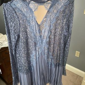 Purple free people dress